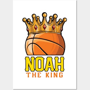 Noah The King Basketball Custom Player Your Name Posters and Art